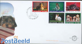 FDC Port Betaald 5v (animal pictures)