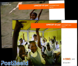 65 Years UNICEF 10v, presentation pack 437A+B