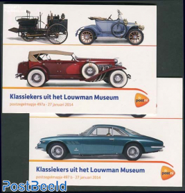 Classic automobiles presentation pack 497A+B