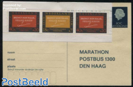 Postcard MARATHON 10c+ICEM stamps