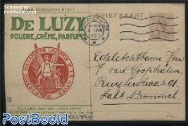 Postcard with private text, TIBO, De Luzy