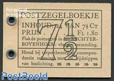 Booklet with 24 stamps of 7.5 Cent
