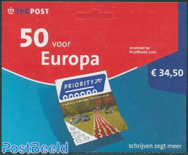 Keukenhof mailer with 50 stamps