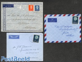 3 Airmail covers