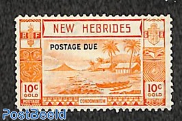 10c, postage due, Stamp out of set