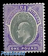 Southern Nigeria, 1 pound, Stamp out of set