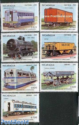 Railway wagons 7v
