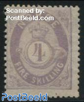 4Sk,light violet on white paper, Stamp out of set