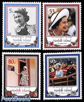 Queen birthday 4v