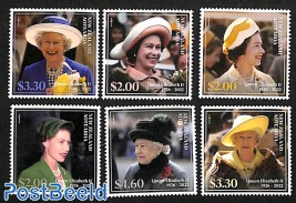 Queen Elizabeth II, 1926-2022 6v