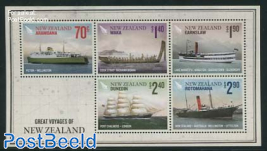 Great Voyages of New Zealand 5v m/s