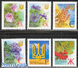 Flowers 6v  Reprints (with year 2003)