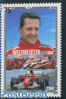 Michael Schumacher 1v (photogravure, wrong years)