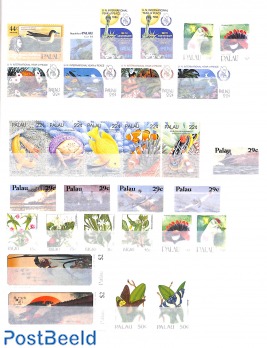 1 page with stamps Palau **