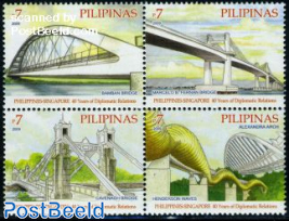 Bridges, joint issue Singapore 4v [+]