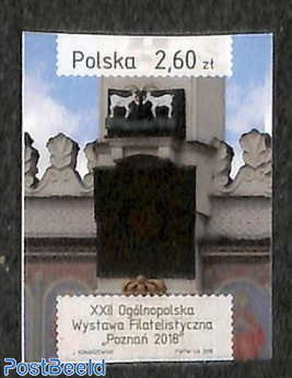 Philatelic expo Poznan 1v, imperforated