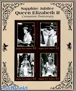 Sapphire Jubilee Queen Elizabeth II 4v m/s