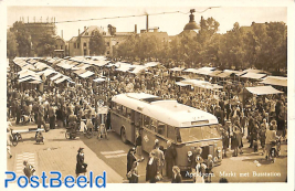 Apeldoorn,Markt met Busstation