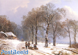 Barend Cornelis Koekkoek, Winterlandschap ca 1838