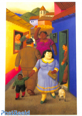 Fernando Botero, The street 2000