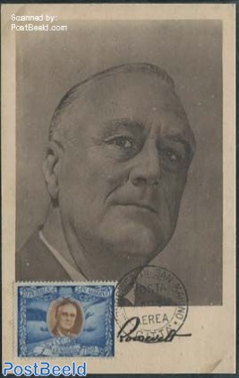 F.D. Roosevelt, Maximum card