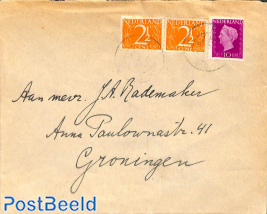 Letter from Rotterdam to Groningen