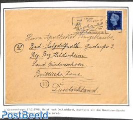 Letter to Germany, See description at photo