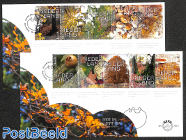 Nature 10v, FDC (2 covers)