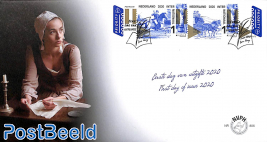 Europa, old postal roads 2v FDC 