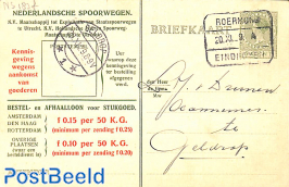 Railway postcard Mod. C.C. 238 21.2.29