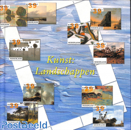 Theme book No. 7 Kunstlandschappen (book with stamps)