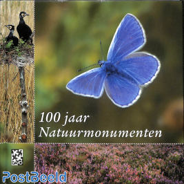 Theme book No. 15, 100 jaar Natuurmonumenten (book with stamps)