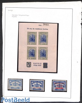 Lot stamps Spanish Civil War o/*/**