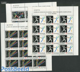 Olympic games 3 minisheets