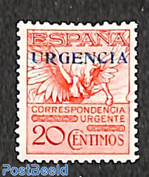 UGENCIA overprint 1v