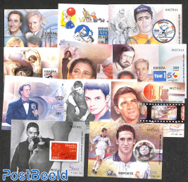 Espana 2000 11 s/s imperforated, special sheets (not valid for postage)