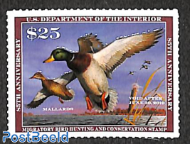Duck hunting stamp 1v