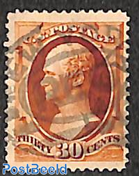 30c, used, Stamp out of set