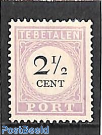2.5c, type II, Stamp out of set