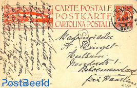 Illustrated postcard Vermala, used