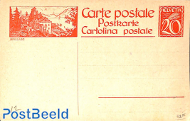 Illustrated postcard 20c, Brissago
