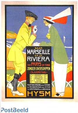 Postcard, W. Sluiter, HYSM poster