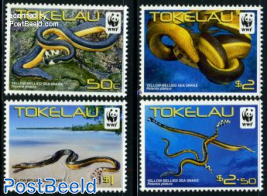 WWF, Yellow sea snake 4v
