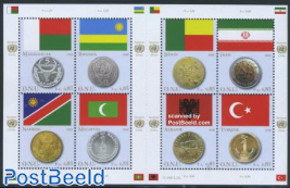 Flags & coins 8v m/s