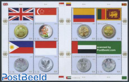 Flags & coins 8v m/s