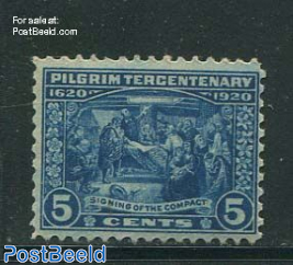 5c Blue, Stamp out of set