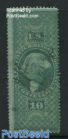 $10, Revenue stamp, Conveyance