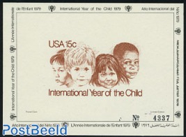 Int. year of the child semi off. s/s (no post.val.