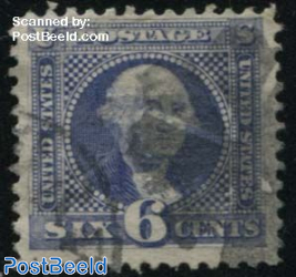6c blue, used