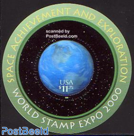 Stamp expo 2000 round s/s